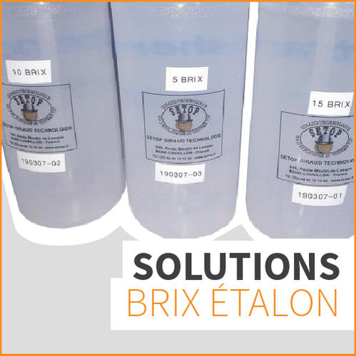 Solutions brix étalon